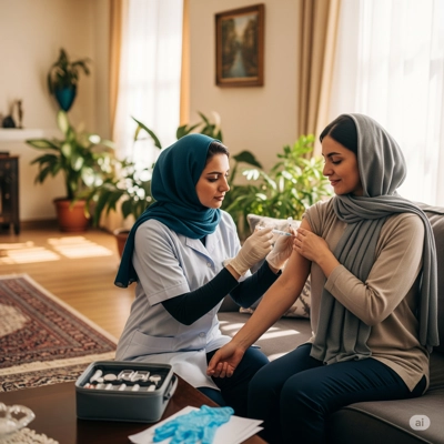 خدمات تزریقات در منزل تهران | تزریق سرم، عضلانی و اطفال توسط پرستار + قیمت