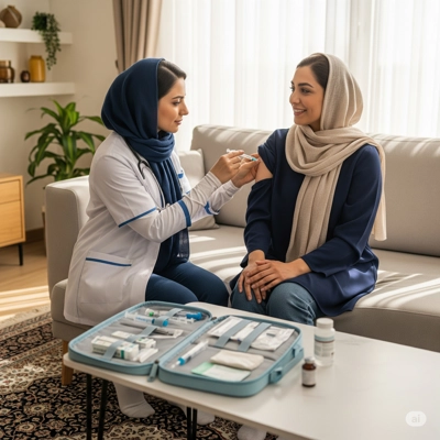 خدمات تزریقات در منزل تهران | تزریق سرم، عضلانی و اطفال توسط پرستار + قیمت