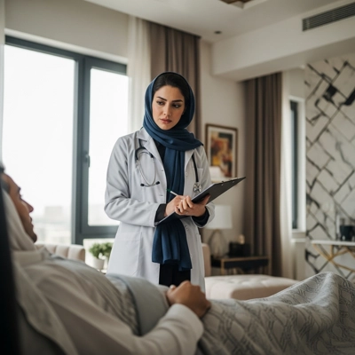 خدمات ویزیت عمومی در منزل با مهرآوران درمان: راحتی و مراقبت تخصصی در خانه شما